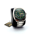 Seiko Recraft Series Automatic Green Dial Stainless Steel Watch