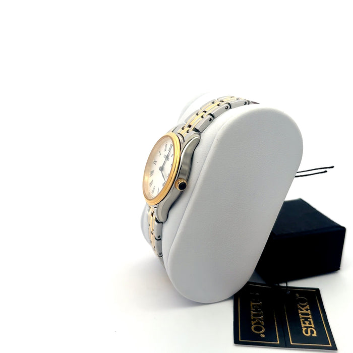 Seiko Two-Tone Roman Numeral Sapphire Crystal Watch