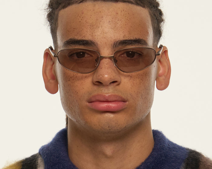 Portobello Adaptive::Selene Eyeglasses cateye Brown metal mobile full image