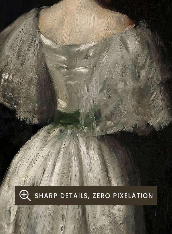 "Seventeenth Century Lady" Art Print_Sugar & Canvas_William Merritt Chase