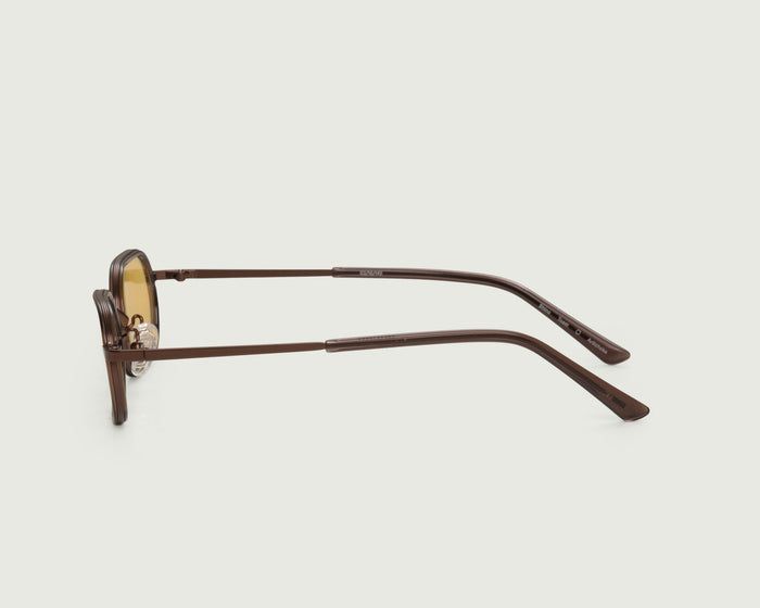 Toast:: Sunglasses Oval Black recycled polyester side