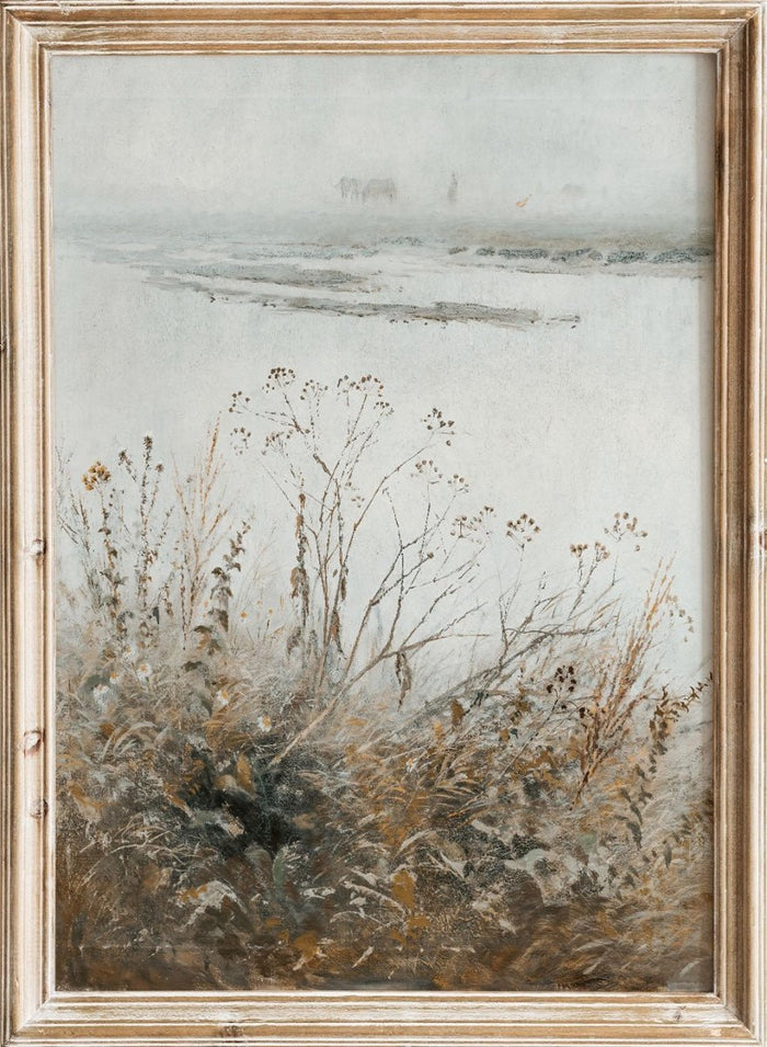 "Shore of Flooded River in Blossom" Art Print_Sugar & Canvas_László Mednyánszky