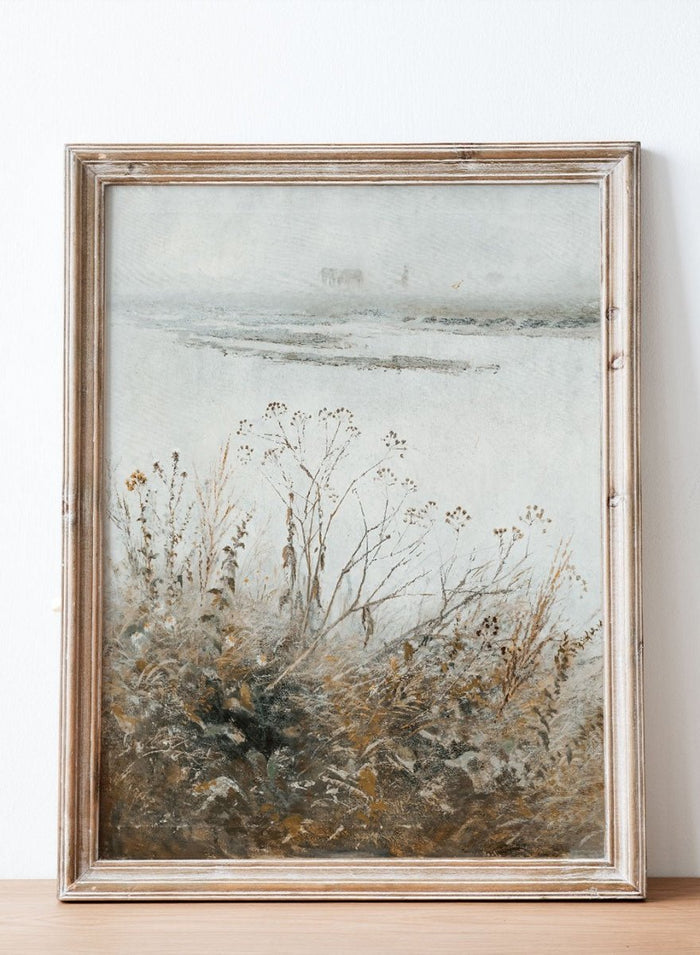 "Shore of Flooded River in Blossom" Art Print_Sugar & Canvas_László Mednyánszky
