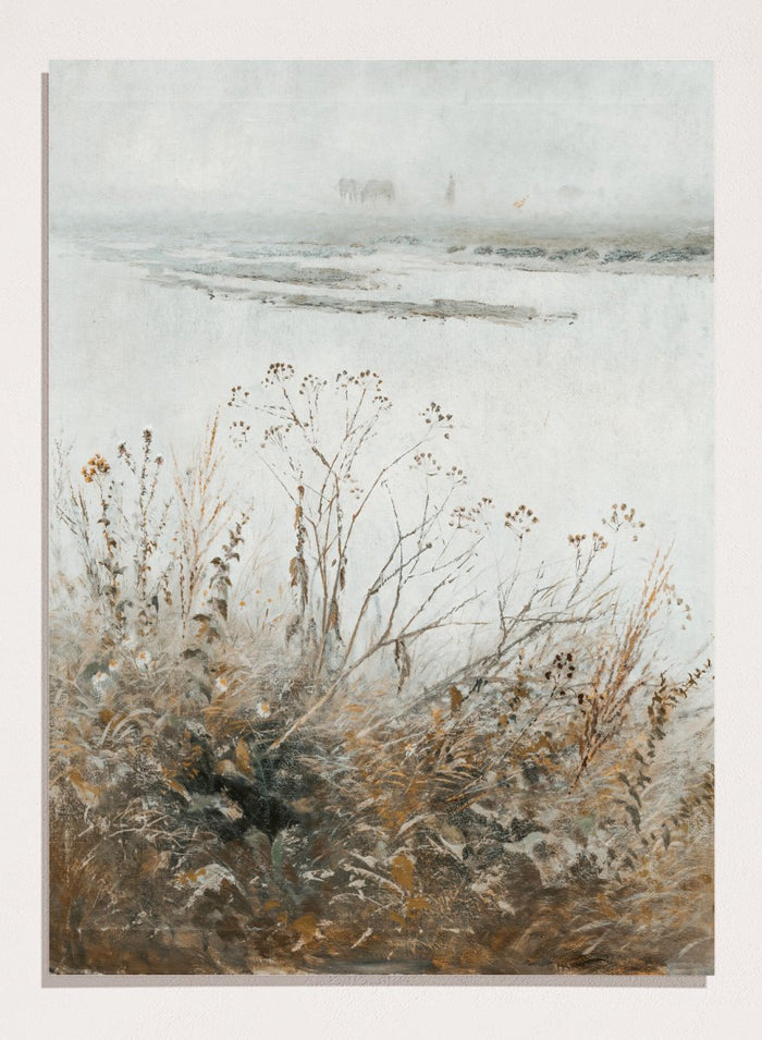"Shore of Flooded River in Blossom" Art Print_Sugar & Canvas_László Mednyánszky
