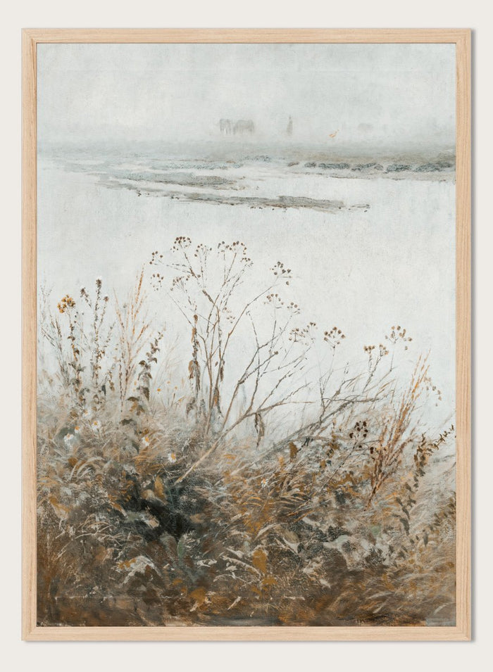 "Shore of Flooded River in Blossom" Art Print_Sugar & Canvas_László Mednyánszky