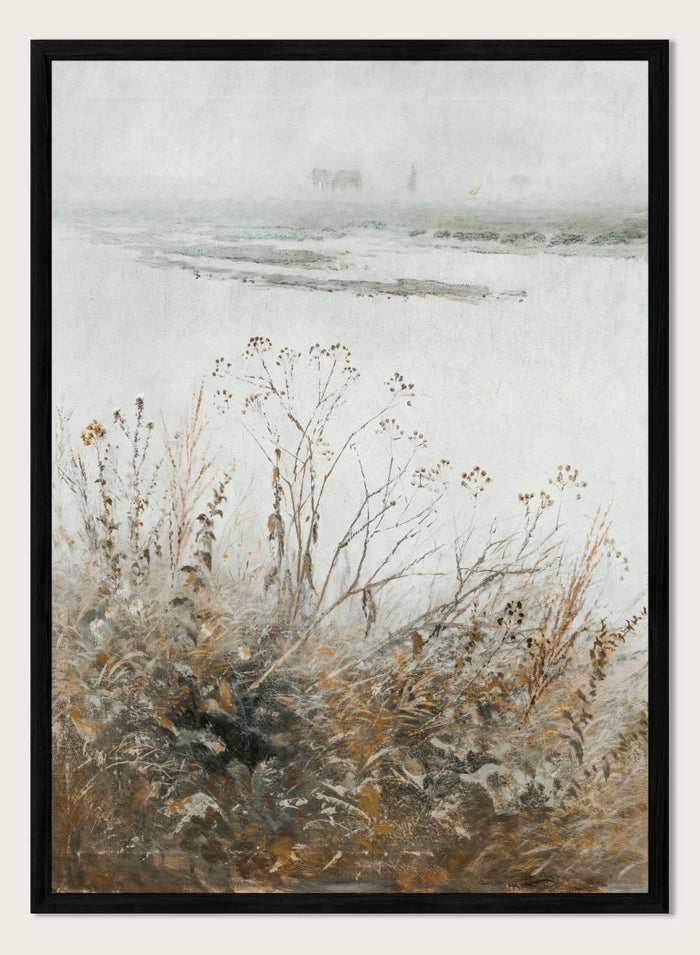 "Shore of Flooded River in Blossom" Art Print_Sugar & Canvas_László Mednyánszky