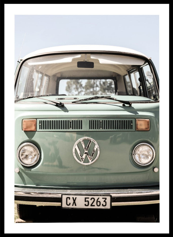 Shot by Clint - Classic Design In Soft Green Tones Cars Art Print_Sugar & Canvas_Shot by Clint