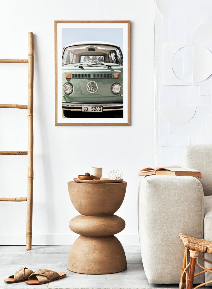 Shot by Clint - Classic Design In Soft Green Tones Cars Art Print_Sugar & Canvas_Shot by Clint