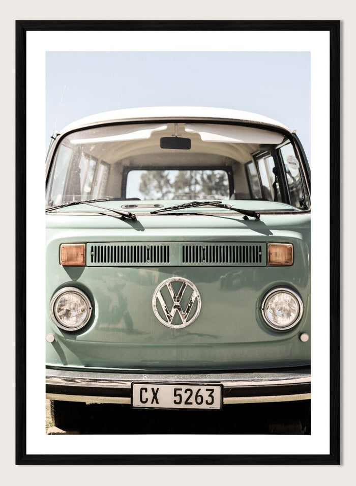 Shot by Clint - Classic Design In Soft Green Tones Cars Art Print_Sugar & Canvas_Shot by Clint