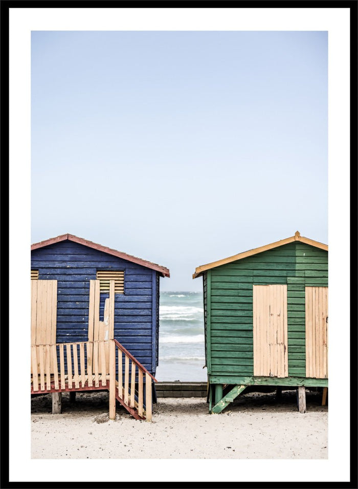 Shot by Clint - Coastal Huts Harmony Art Print_Sugar & Canvas_Shot by Clint