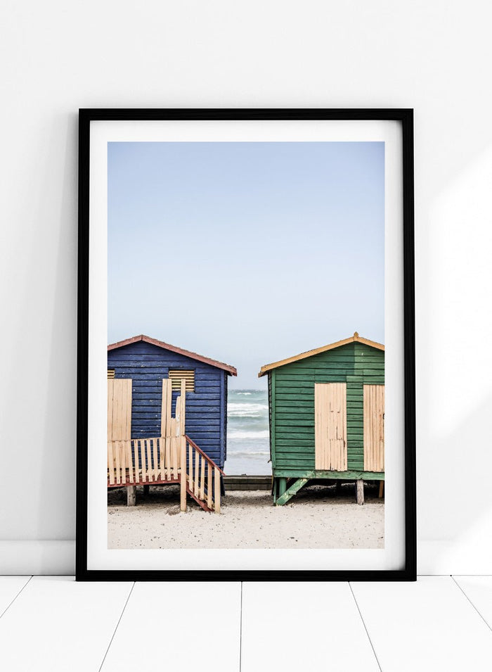 Shot by Clint - Coastal Huts Harmony Art Print_Sugar & Canvas_Shot by Clint
