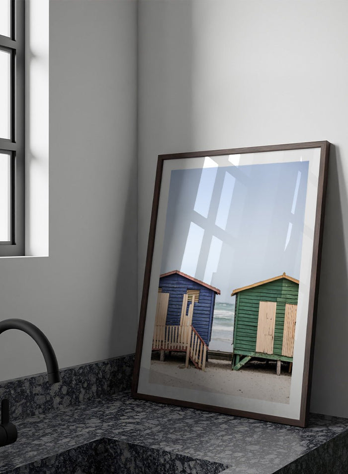Shot by Clint - Coastal Huts Harmony Art Print_Sugar & Canvas_Shot by Clint