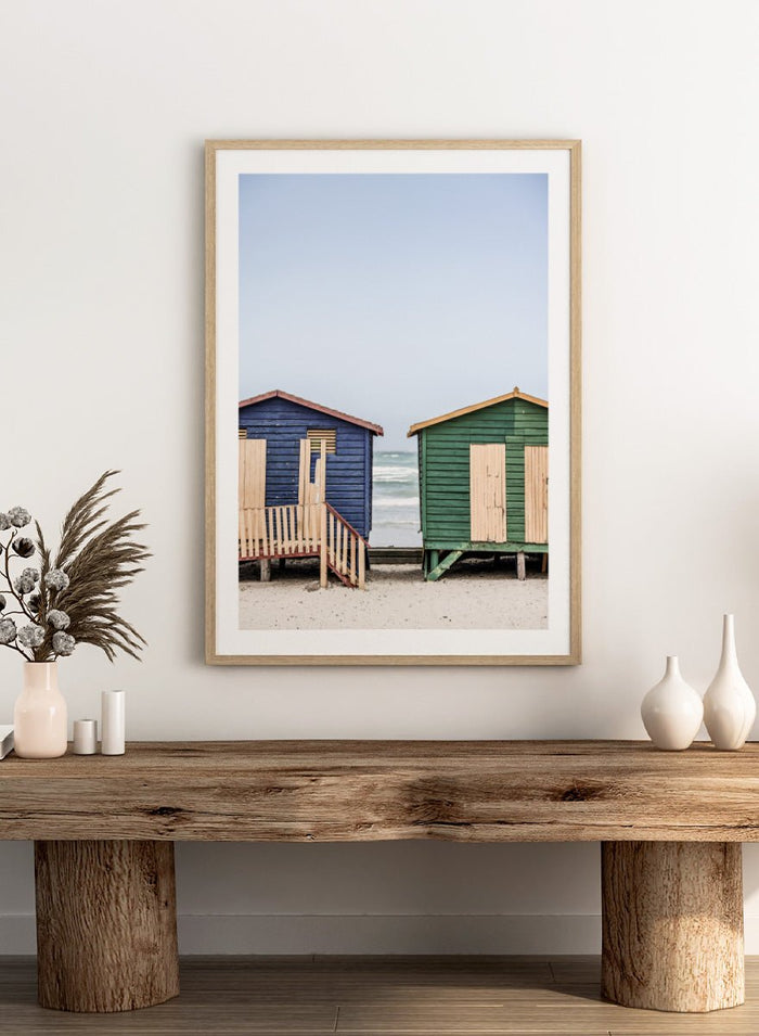 Shot by Clint - Coastal Huts Harmony Art Print_Sugar & Canvas_Shot by Clint