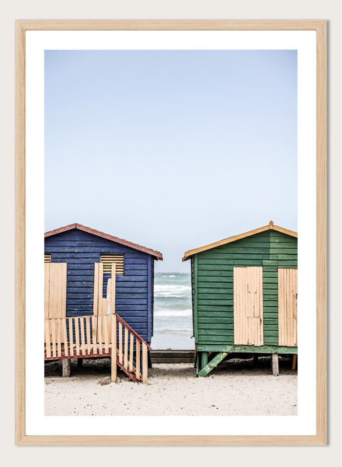 Shot by Clint - Coastal Huts Harmony Art Print_Sugar & Canvas_Shot by Clint