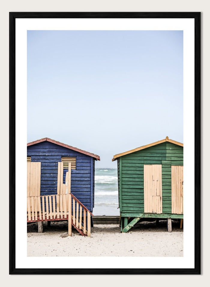 Shot by Clint - Coastal Huts Harmony Art Print_Sugar & Canvas_Shot by Clint