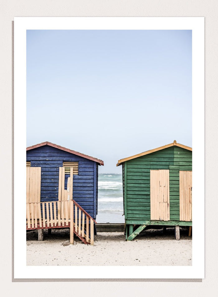 Shot by Clint - Coastal Huts Harmony Art Print_Sugar & Canvas_Shot by Clint