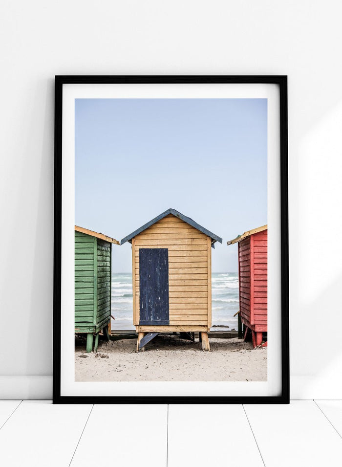 Shot by Clint - Colorful Beach Huts Art Print_Sugar & Canvas_Shot by Clint