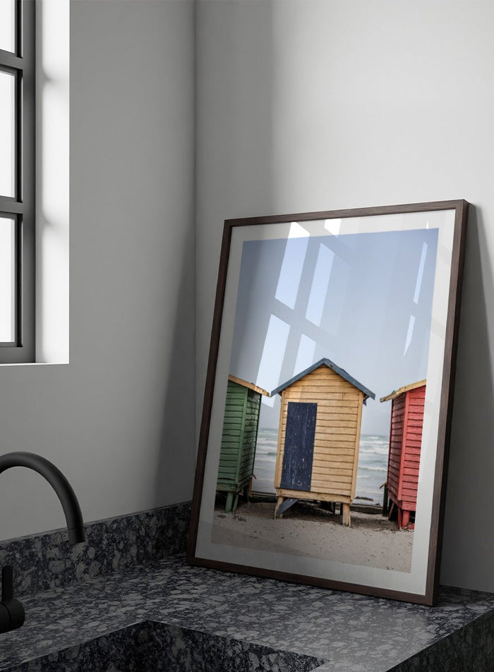 Shot by Clint - Colorful Beach Huts Art Print_Sugar & Canvas_Shot by Clint