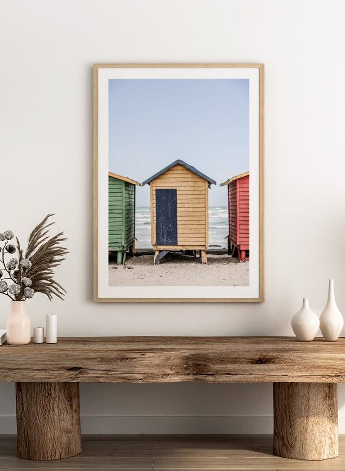 Shot by Clint - Colorful Beach Huts Art Print_Sugar & Canvas_Shot by Clint