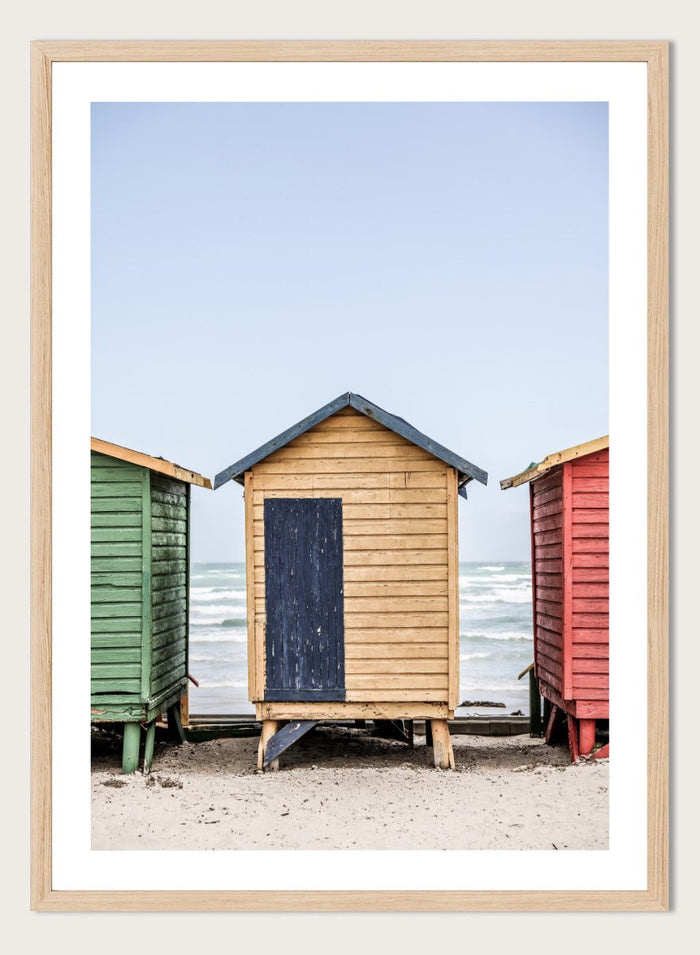 Shot by Clint - Colorful Beach Huts Art Print_Sugar & Canvas_Shot by Clint
