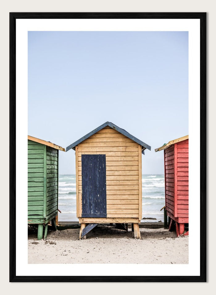 Shot by Clint - Colorful Beach Huts Art Print_Sugar & Canvas_Shot by Clint