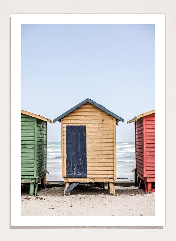 Shot by Clint - Colorful Beach Huts Art Print_Sugar & Canvas_Shot by Clint