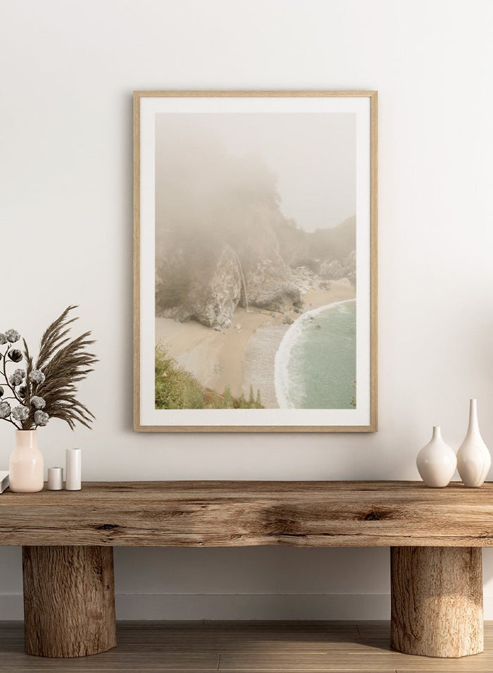 Shot by Clint - Misty Coastal Haven Art Print_Sugar & Canvas_Shot by Clint