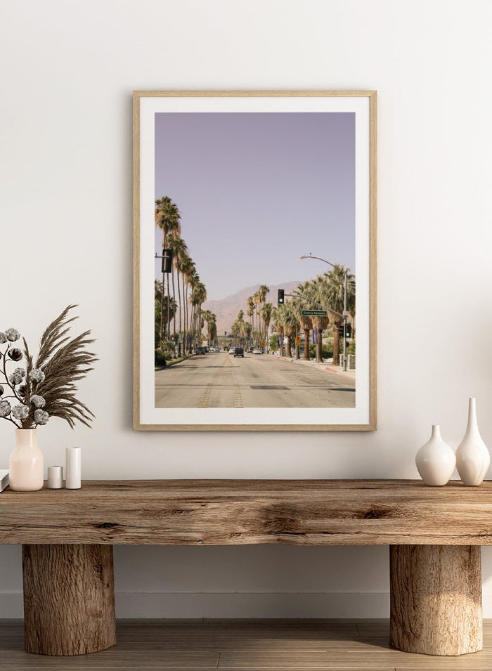 Shot by Clint - Palm-Lined Avenue Art Print_Sugar & Canvas_Shot by Clint