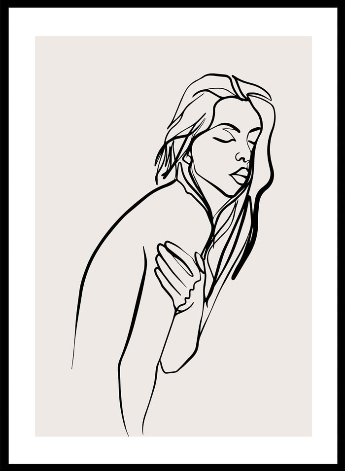 Silhouette Line Art Print_Sugar & Canvas