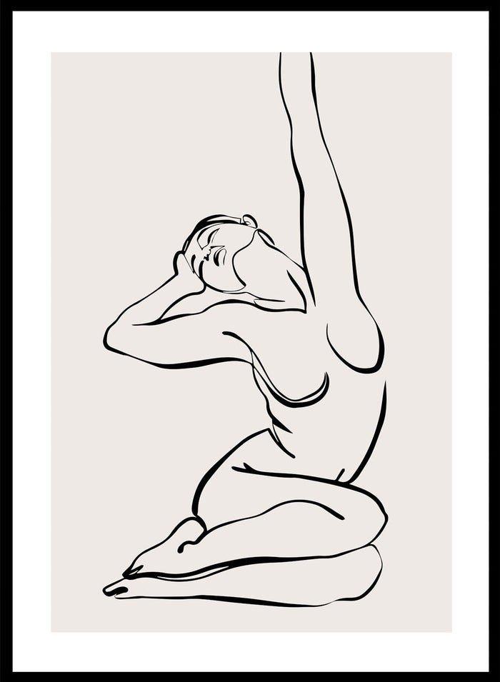 Silhouette Line Art Print_Sugar & Canvas