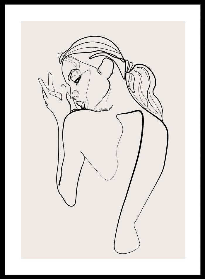 Silhouette Line Art Print_Sugar & Canvas