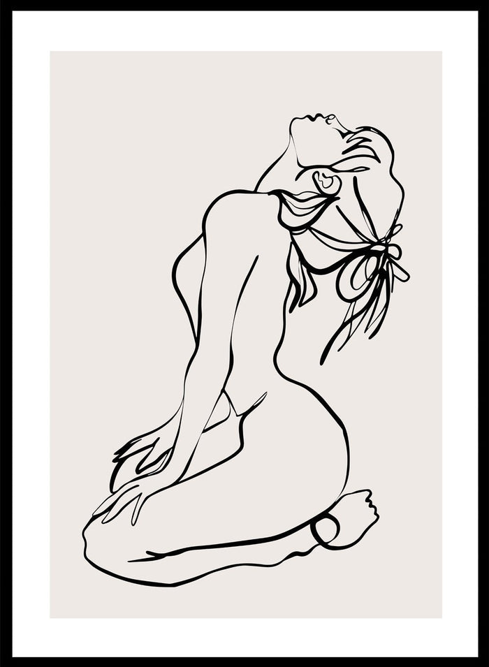 Silhouette Line Art Print_Sugar & Canvas