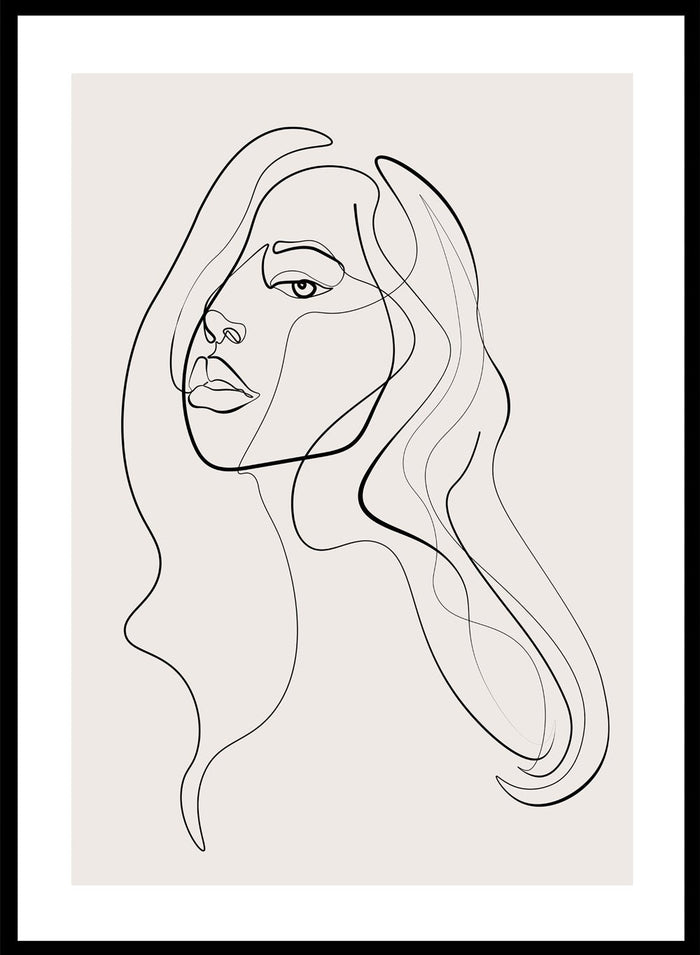 Silhouette Line Art Print_Sugar & Canvas