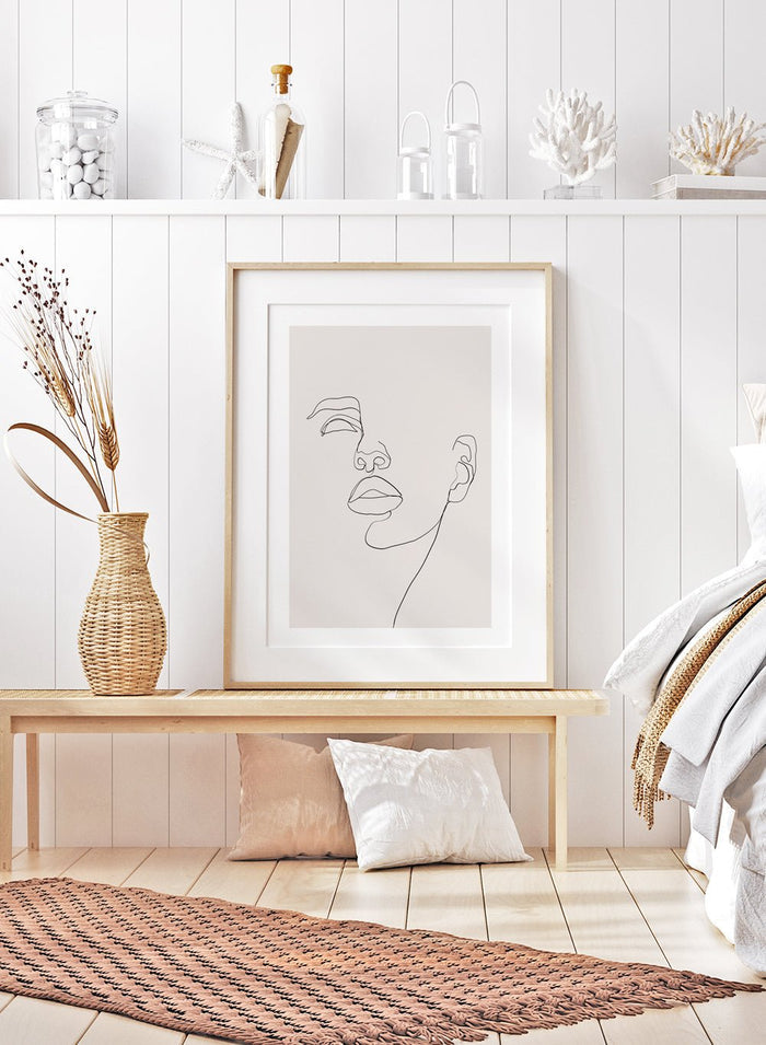 Silhouette Line Art Print_Sugar & Canvas