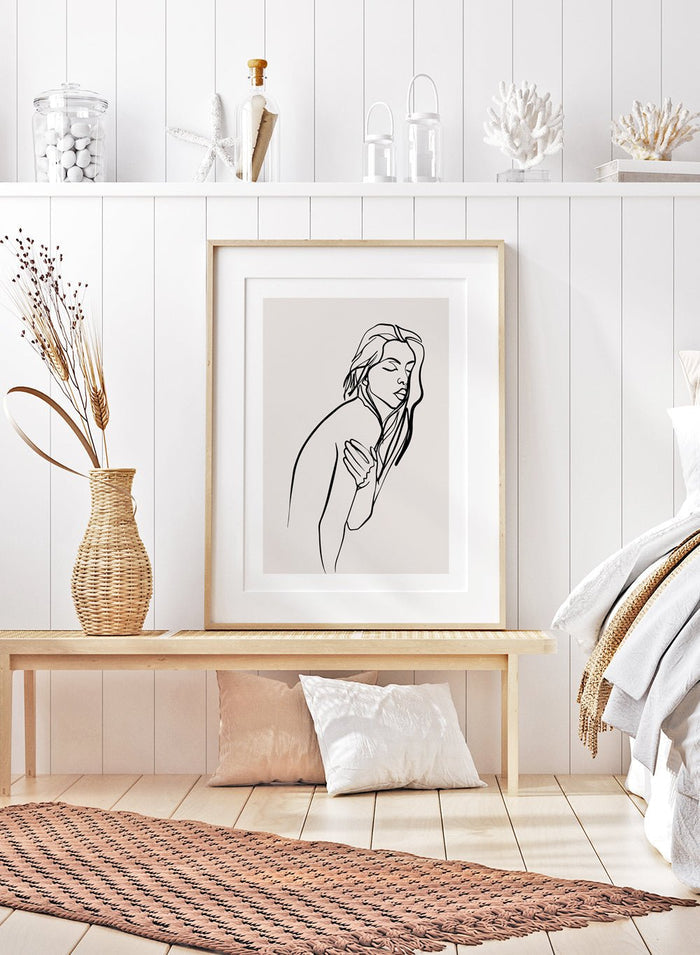 Silhouette Line Art Print_Sugar & Canvas