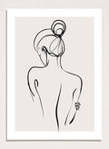 Silhouette Line Art Print