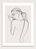 Silhouette Line Art Print