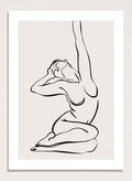 Silhouette Line Art Print