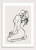 Silhouette Line Art Print
