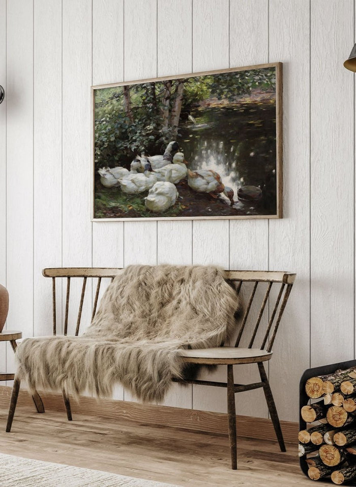 "Six Ducks by the Lake" Art Print_Sugar & Canvas_Koester Alexander