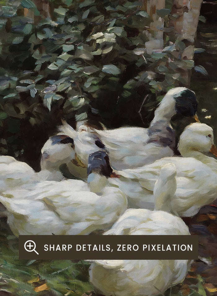 "Six Ducks by the Lake" Art Print_Sugar & Canvas_Koester Alexander