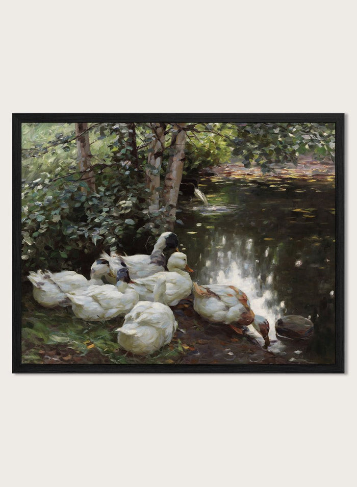 A4/8x12 inches (Framing Available) / Black Wood Frame
