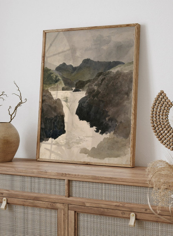 "Skelwith Force, Westmorland" Art Print_Sugar & Canvas_Robert Hills