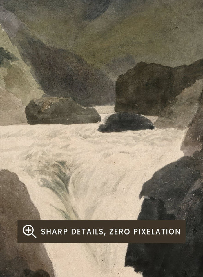 "Skelwith Force, Westmorland" Art Print_Sugar & Canvas_Robert Hills