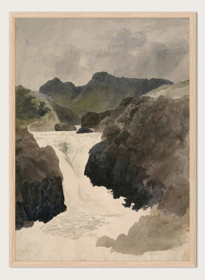 "Skelwith Force, Westmorland" Art Print_Sugar & Canvas_Robert Hills