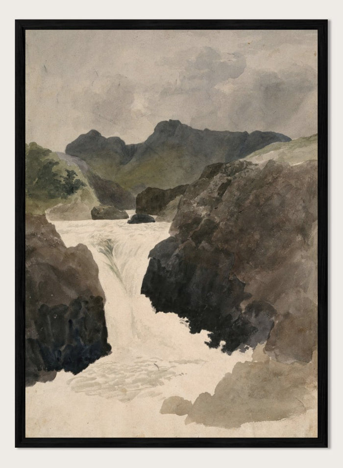 "Skelwith Force, Westmorland" Art Print_Sugar & Canvas_Robert Hills