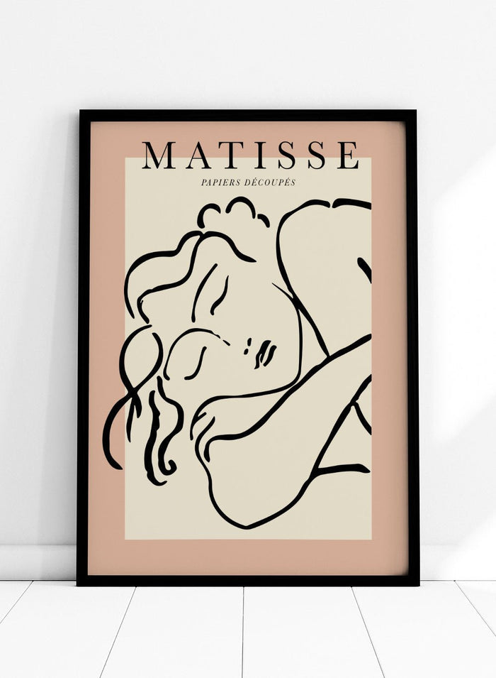 Sketch of Sleeping Woman by Henri Matisse_Sugar & Canvas