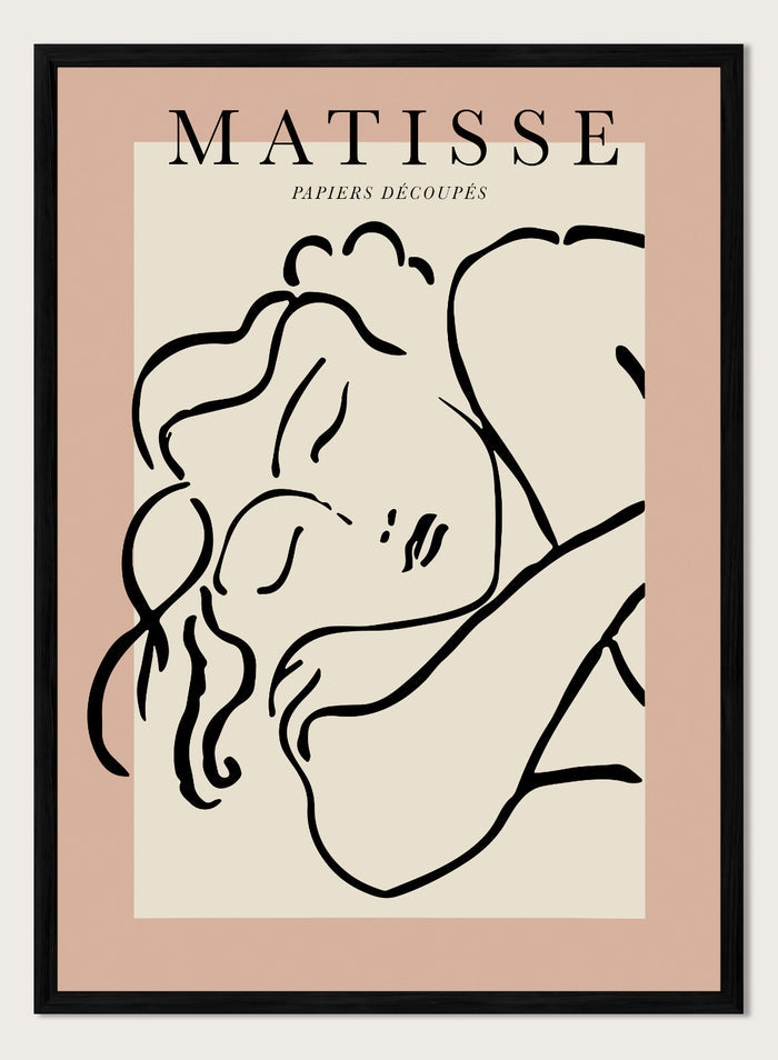Sketch of Sleeping Woman by Henri Matisse
