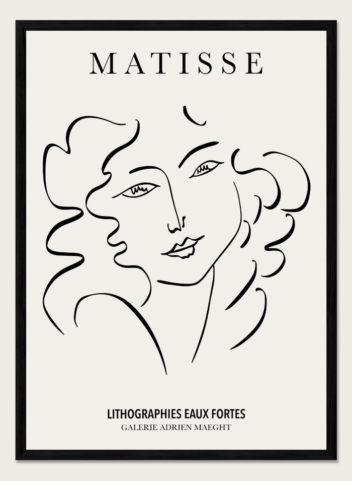Sketch of Woman by Henri Matisse Print M72