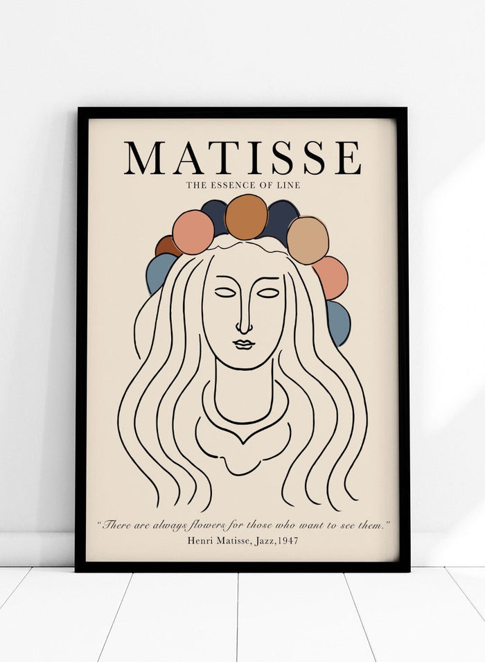 Sketch of Woman by Henri Matisse Print_Sugar & Canvas